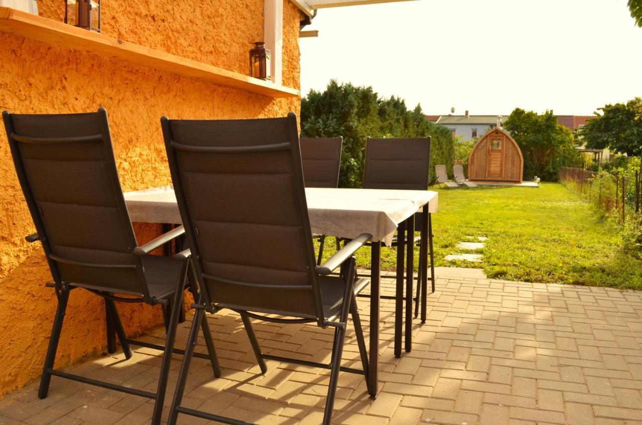 Lehmhaeuschen Mit Sauna Tangermünde Buitenkant foto