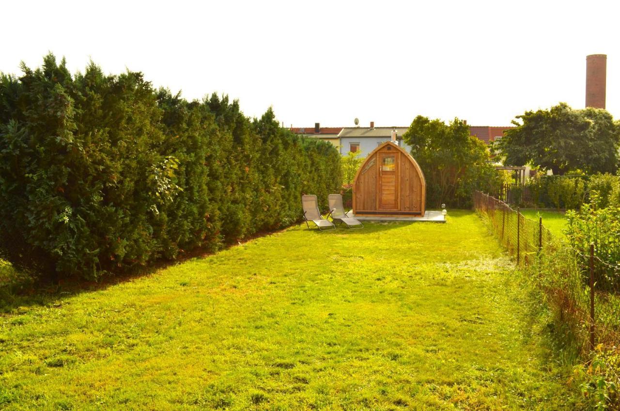 Lehmhaeuschen Mit Sauna Tangermünde Buitenkant foto