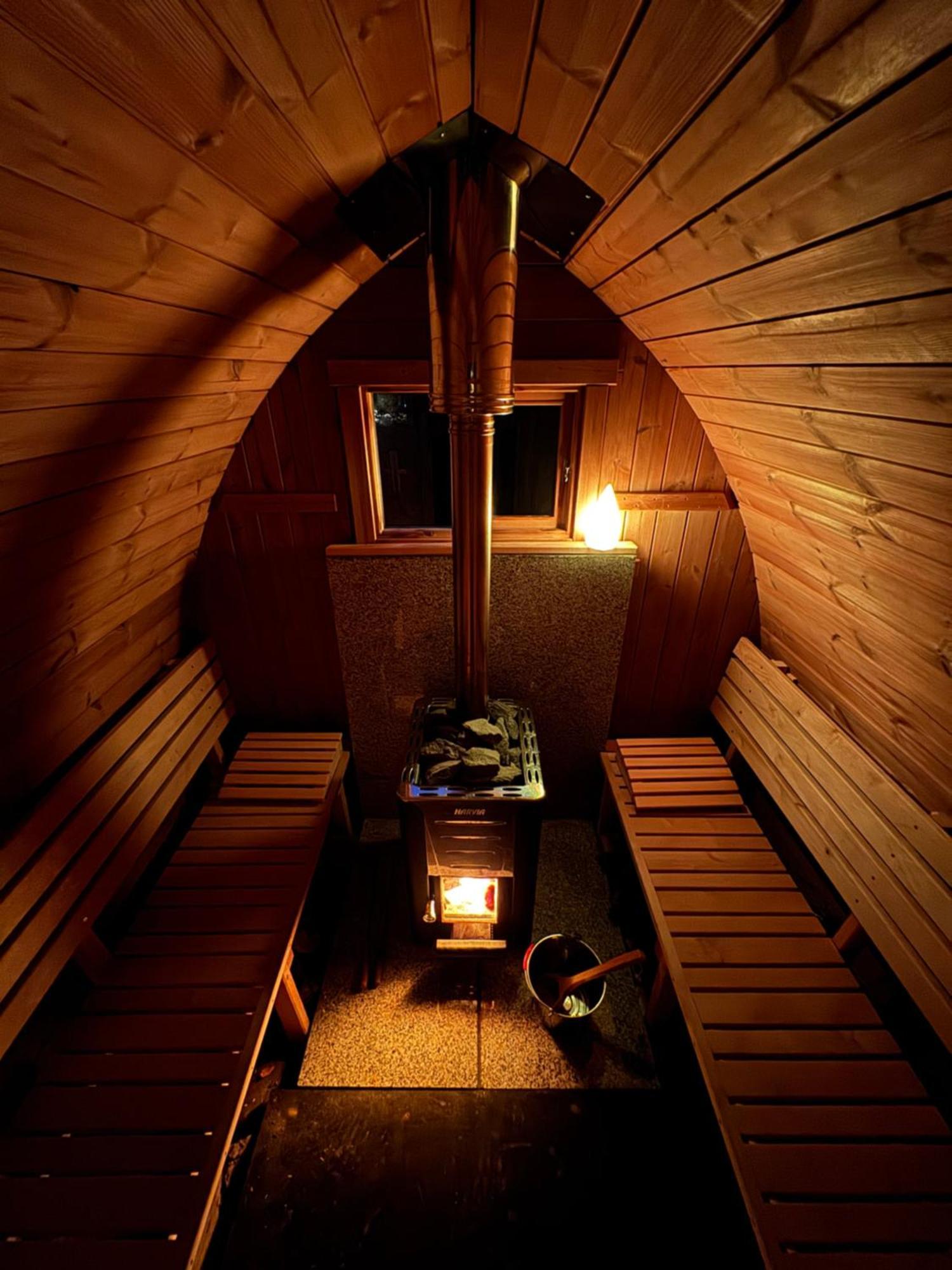Lehmhaeuschen Mit Sauna Tangermünde Buitenkant foto